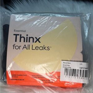 Thinx Bladder Basic Brief Panties in Black